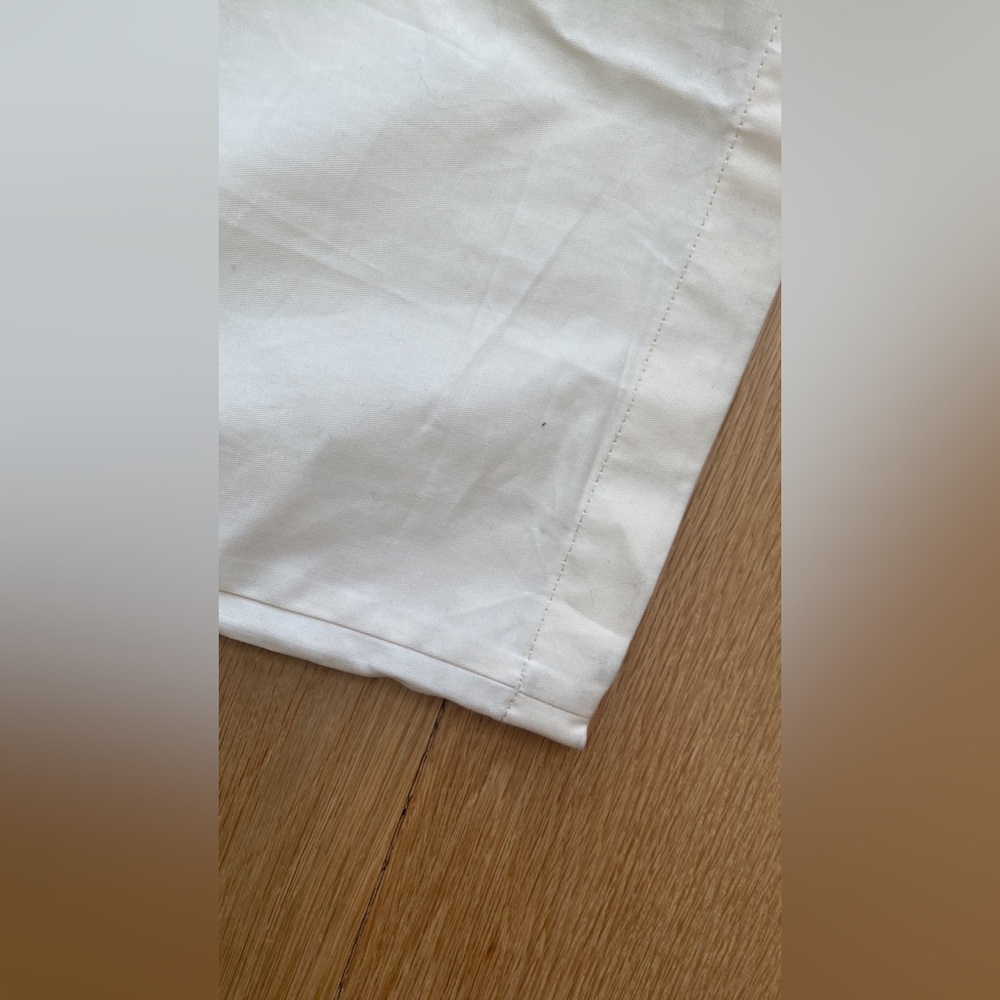 NWT Zara Strapless Wide Leg Cargo Jumpsuit in Off-White - Picture 15 of 16